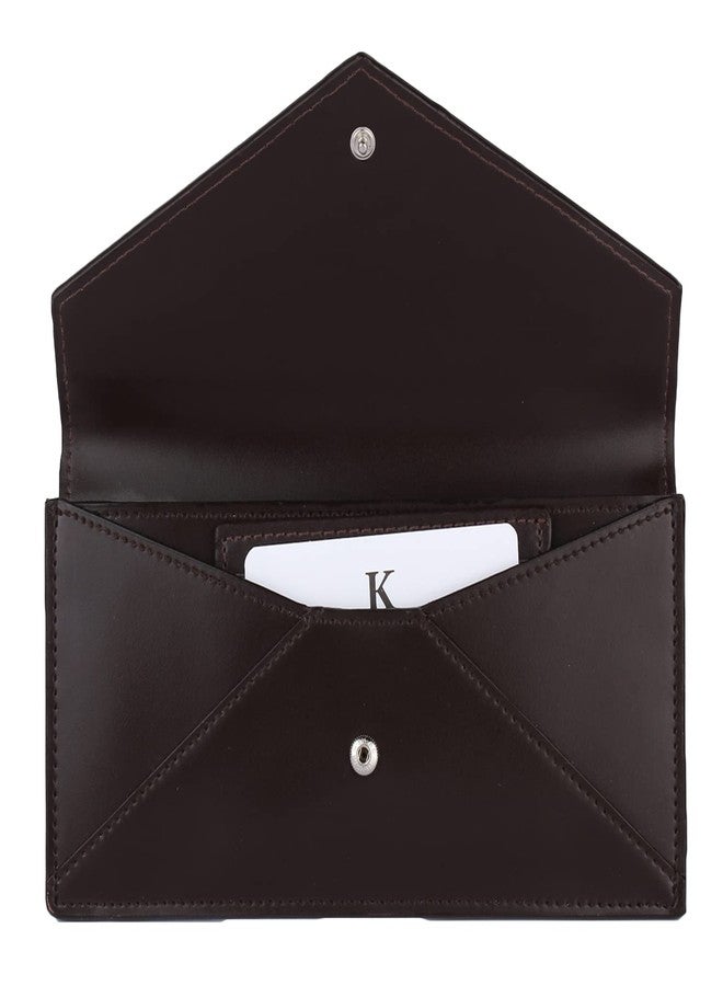 محفظة يد نسائية من تصميم K London Envelop Design (6008_بني) - Image 4